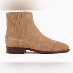 New J. Crew Tan Suede Chelsea Boots
